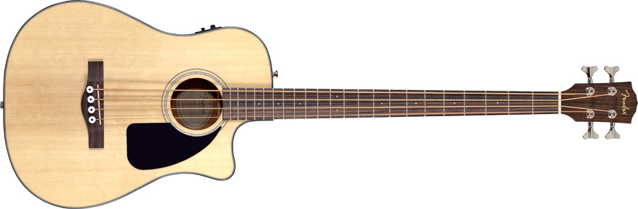 Fender представляет полу-акустическую бас-гитару CB-100CE